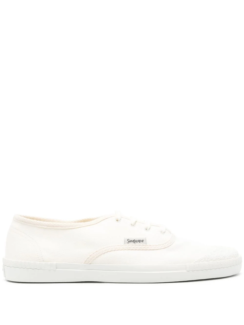 canvas low-top sneakers - 1