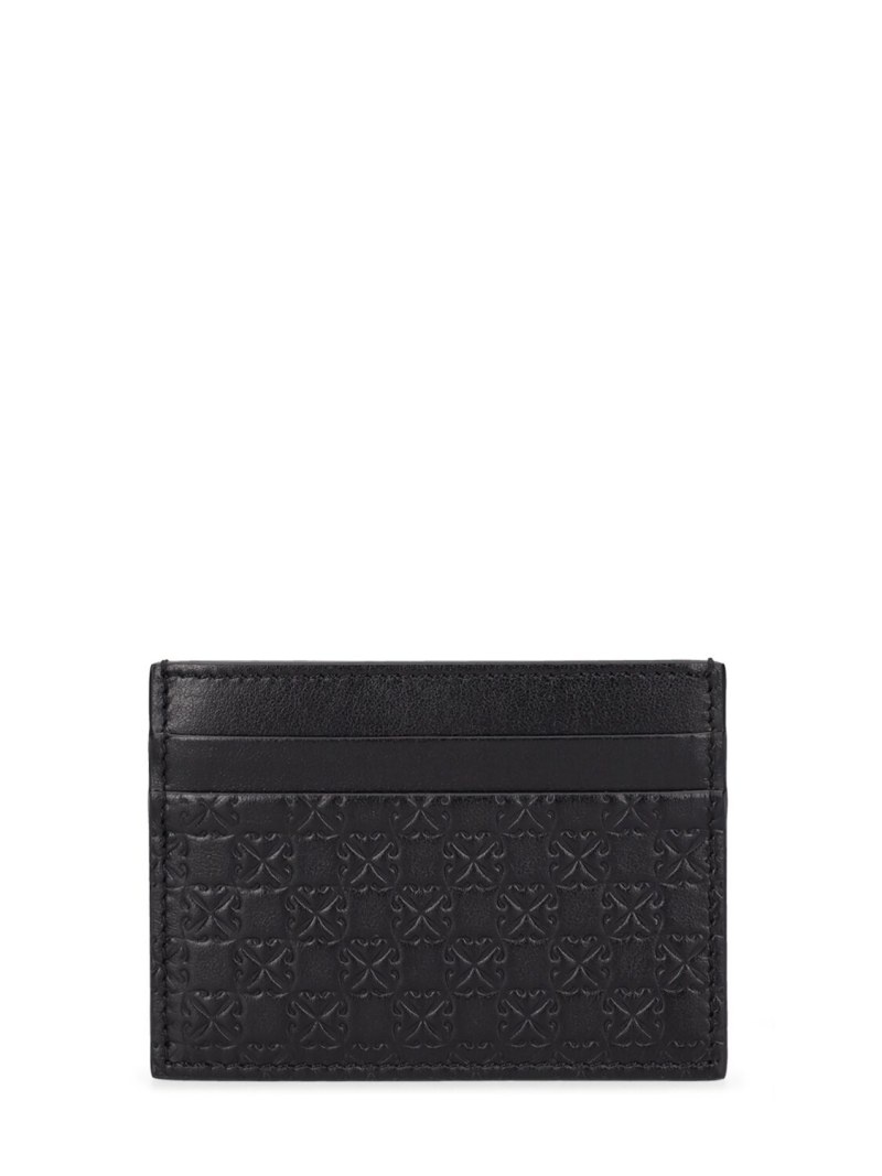 Monogram leather card holder - 2