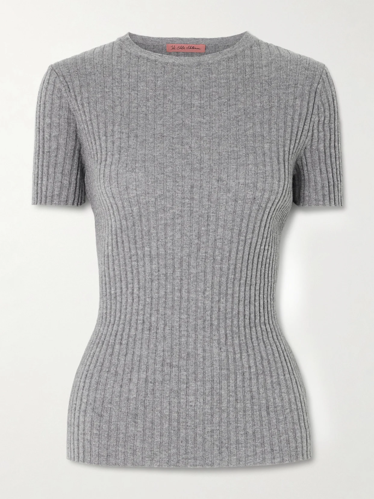 Ribbed Cashmere T-shirt - 1