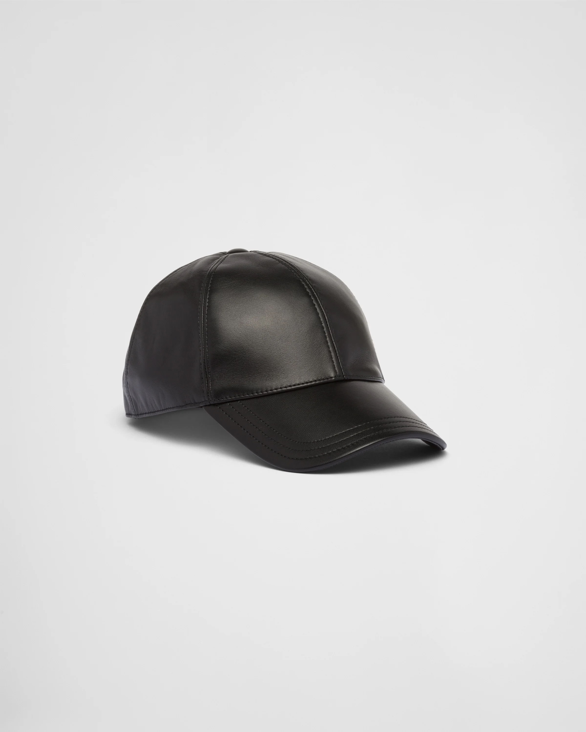 Nappa leather baseball cap - 1