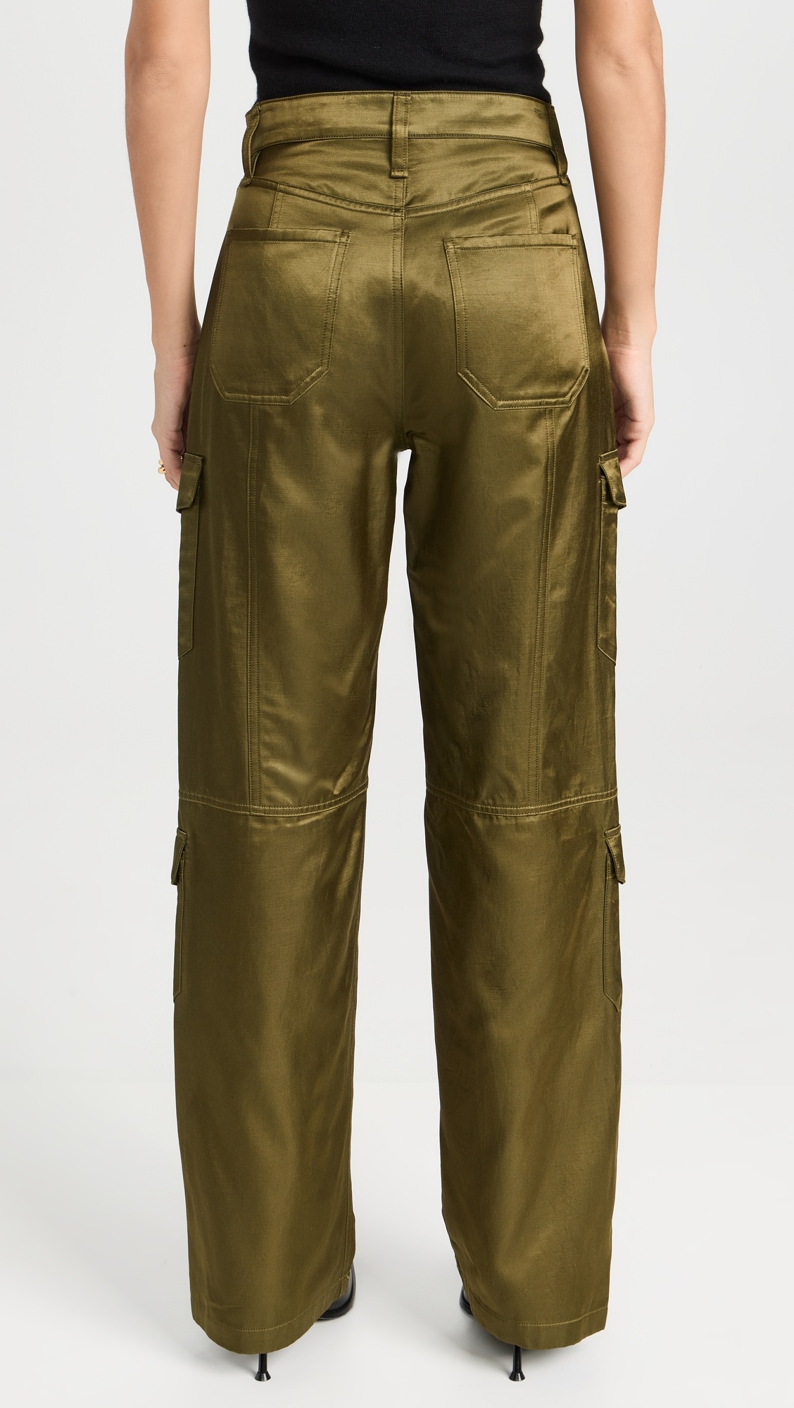 rag & bone Cailyn Japanese Satin Cargo Pants | shopbop