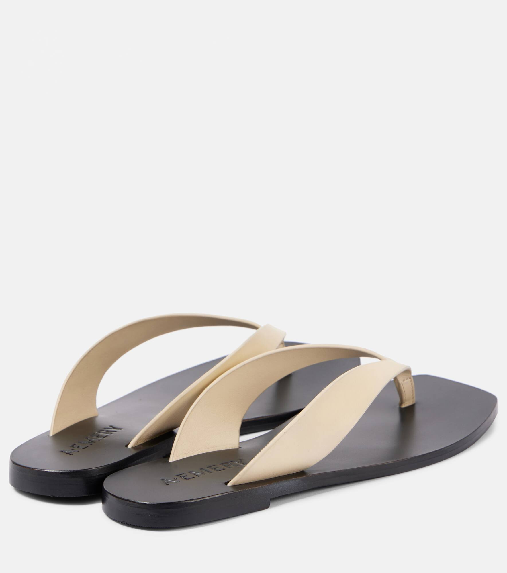 Kinto leather thong sandals - 3