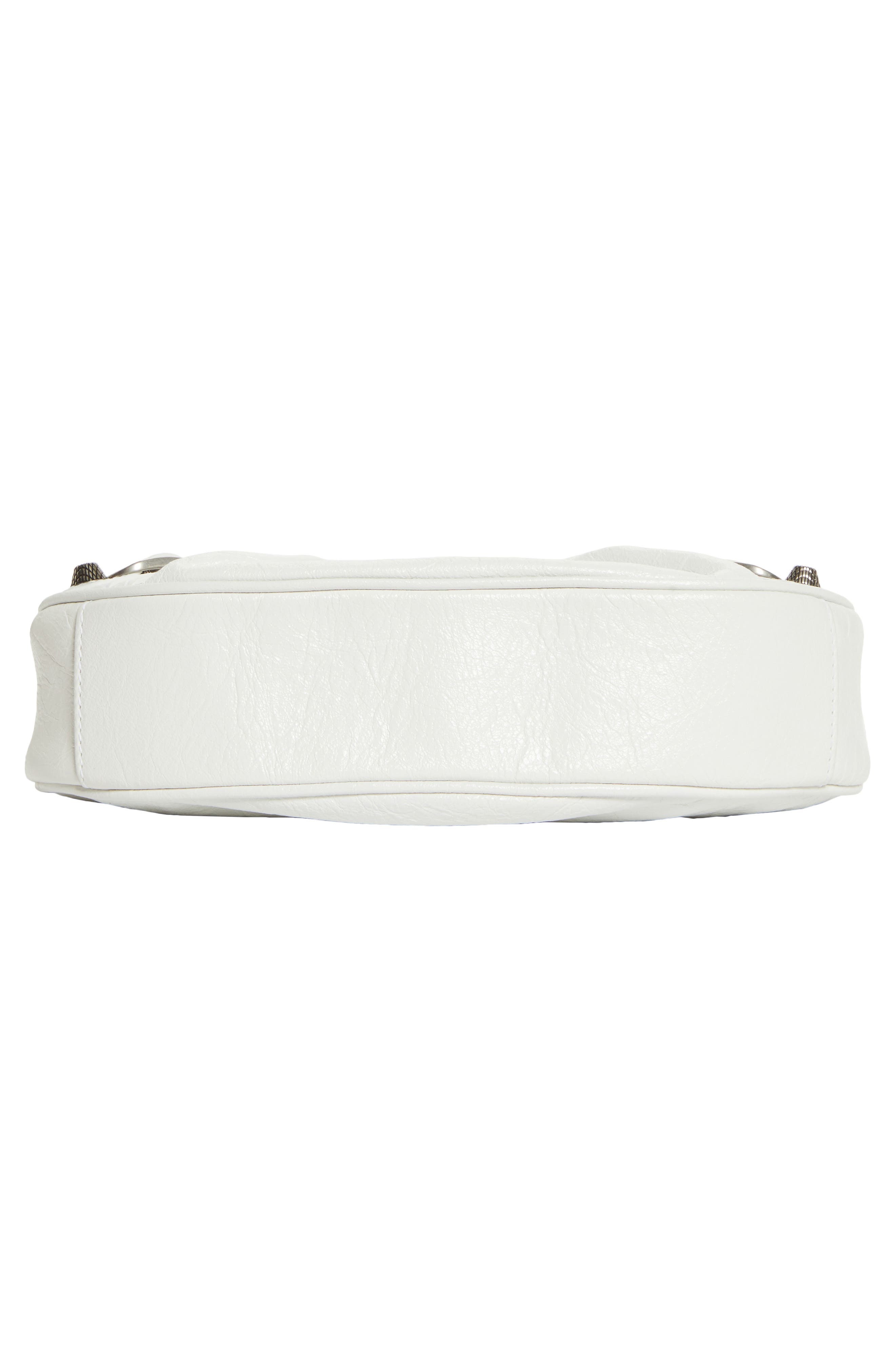 Balenciaga Extra Small Le Cagole Lambskin Shoulder Bag in Optic White at Nordstrom - 7
