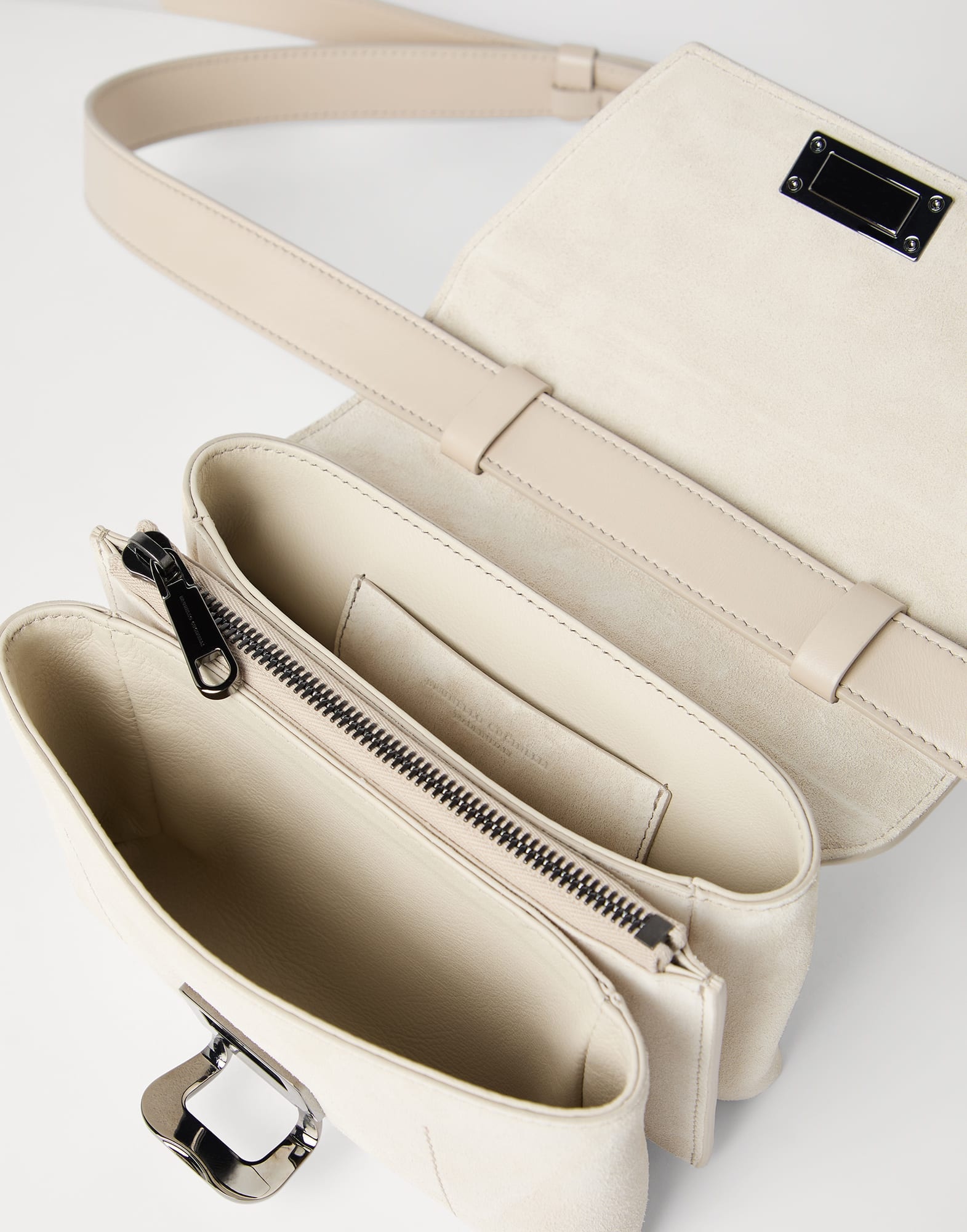 Sartorial small bag in suede and calfskin - 5