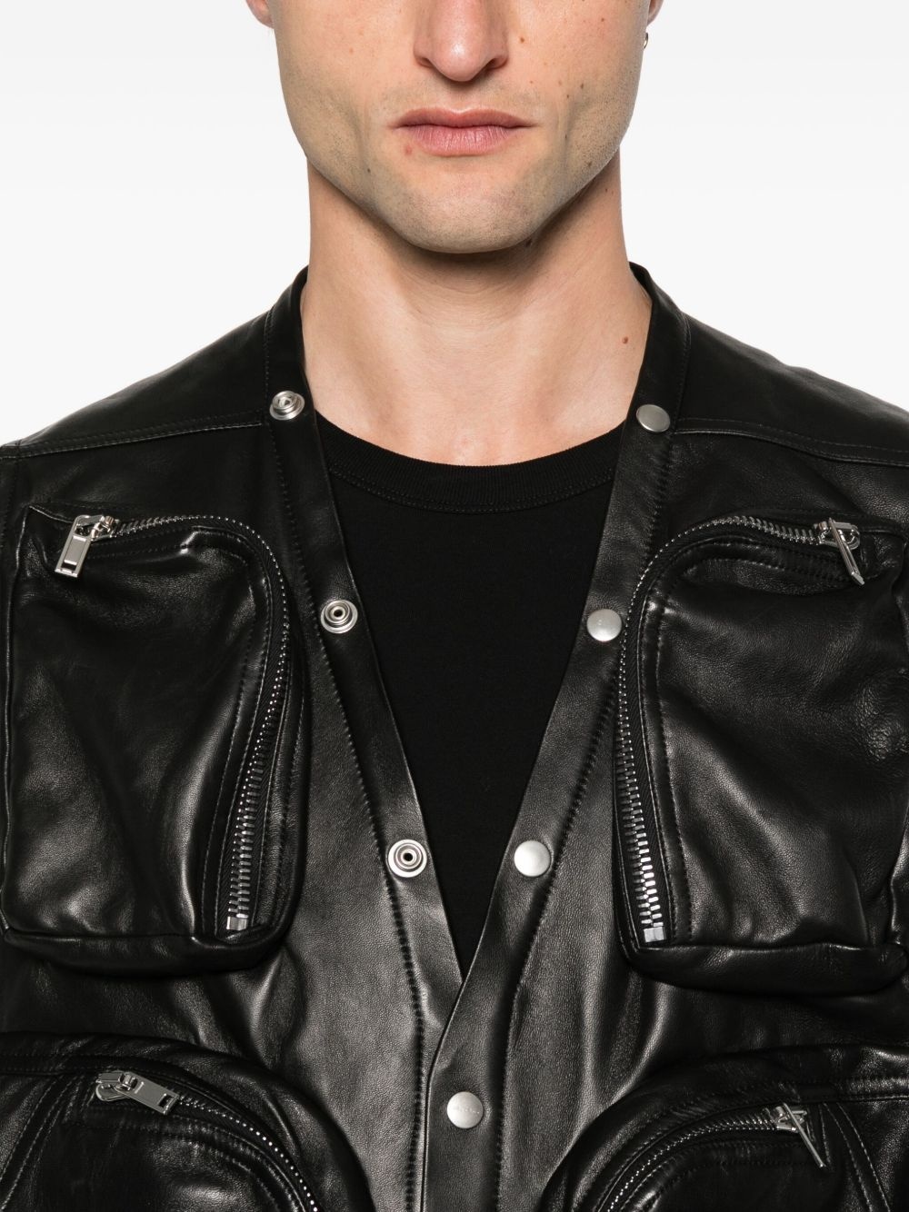 leather vest - 5