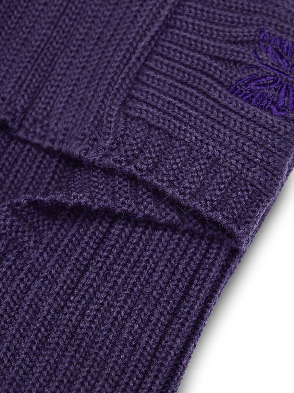 embroidered ribbed wool balaclavas - 2
