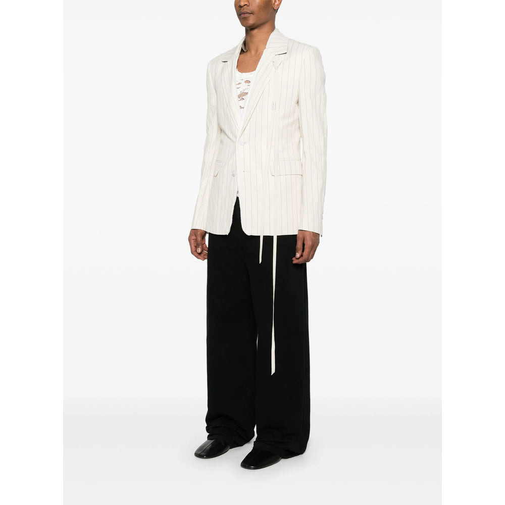 Ann Demeulemeester White Jackets - Blazers Men - 3