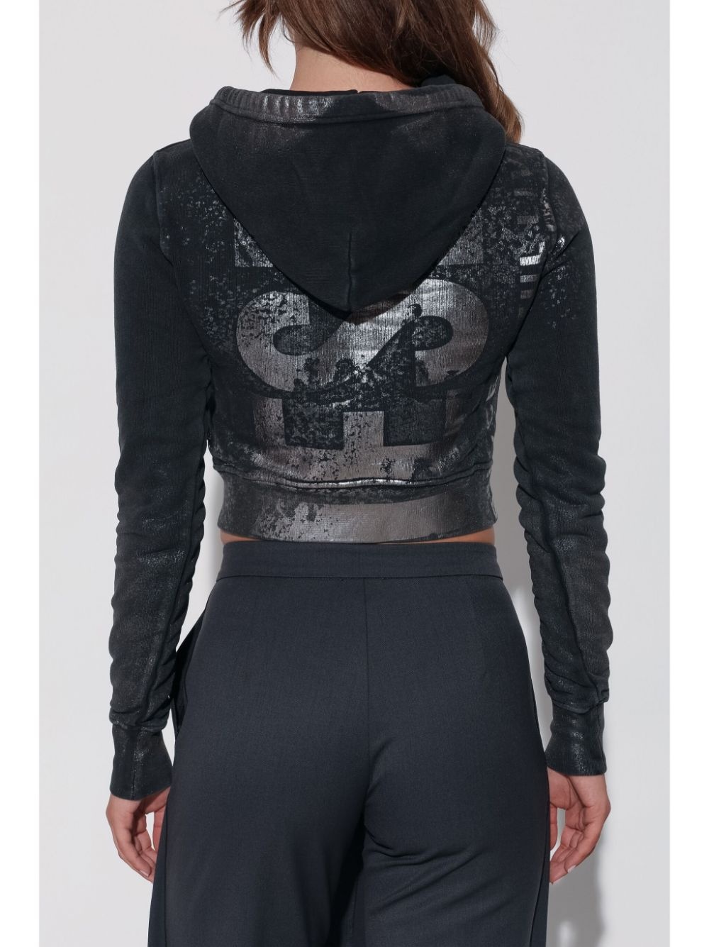 F-Slimmy logo-print hoodie - 4
