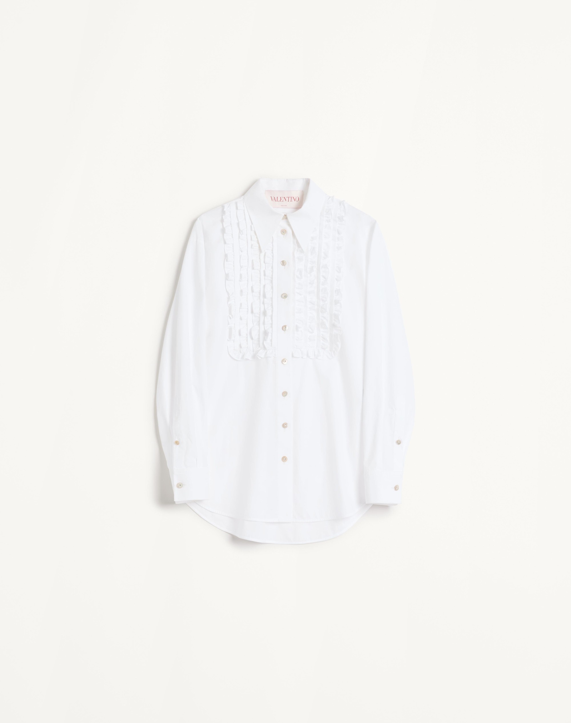 COTTON POPELINE SHIRT - 1