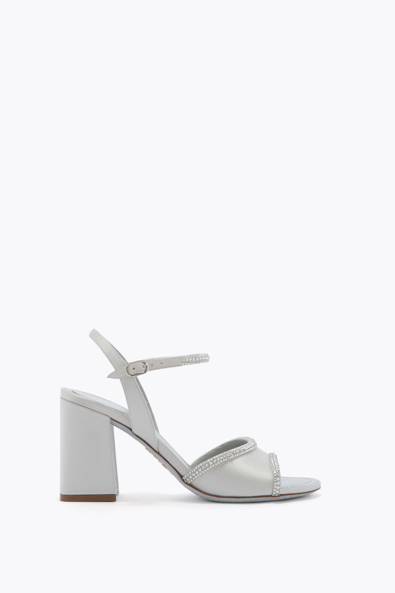 MARGHERITA PEARL GREY SANDAL 80 1