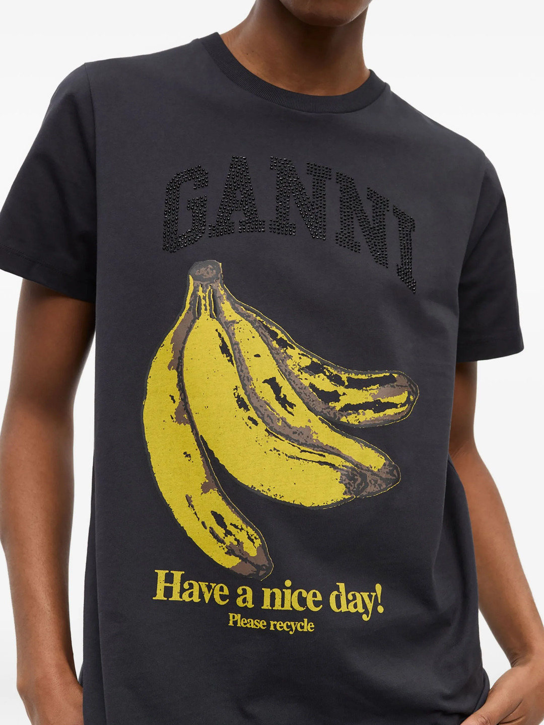 Basic Cotton Jersey Banana Relaxed Fit T-Shirt - 5
