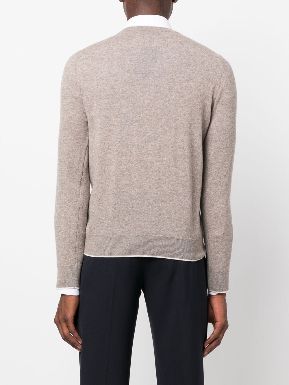 crew neck cashmere jumper - 4