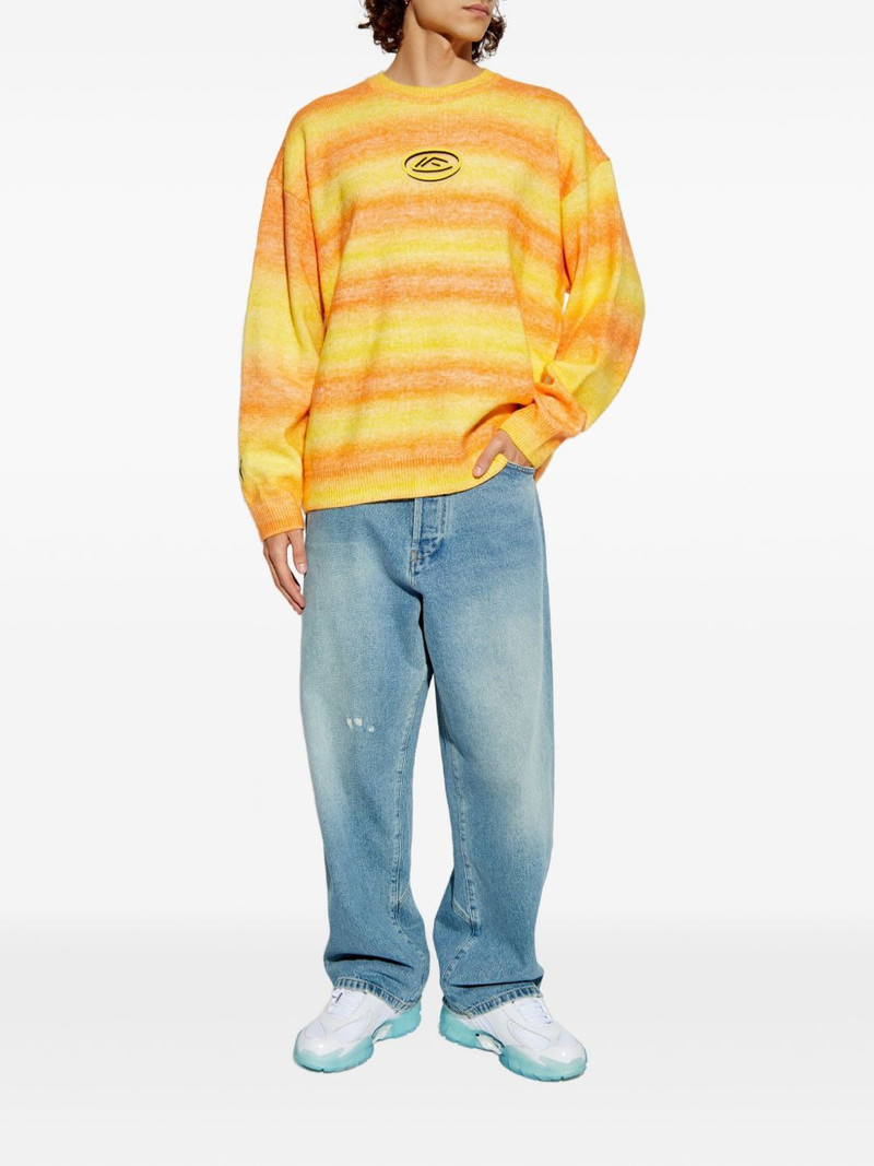 PUMA ombre-effect logo-patch sweater outlook