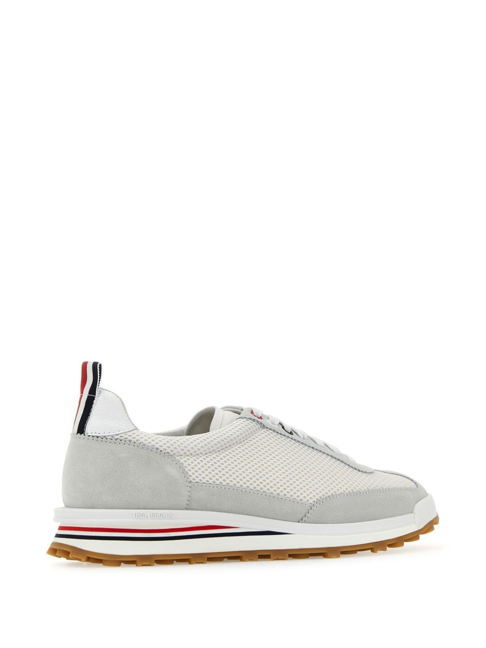 low-top panelled sneakers - 3