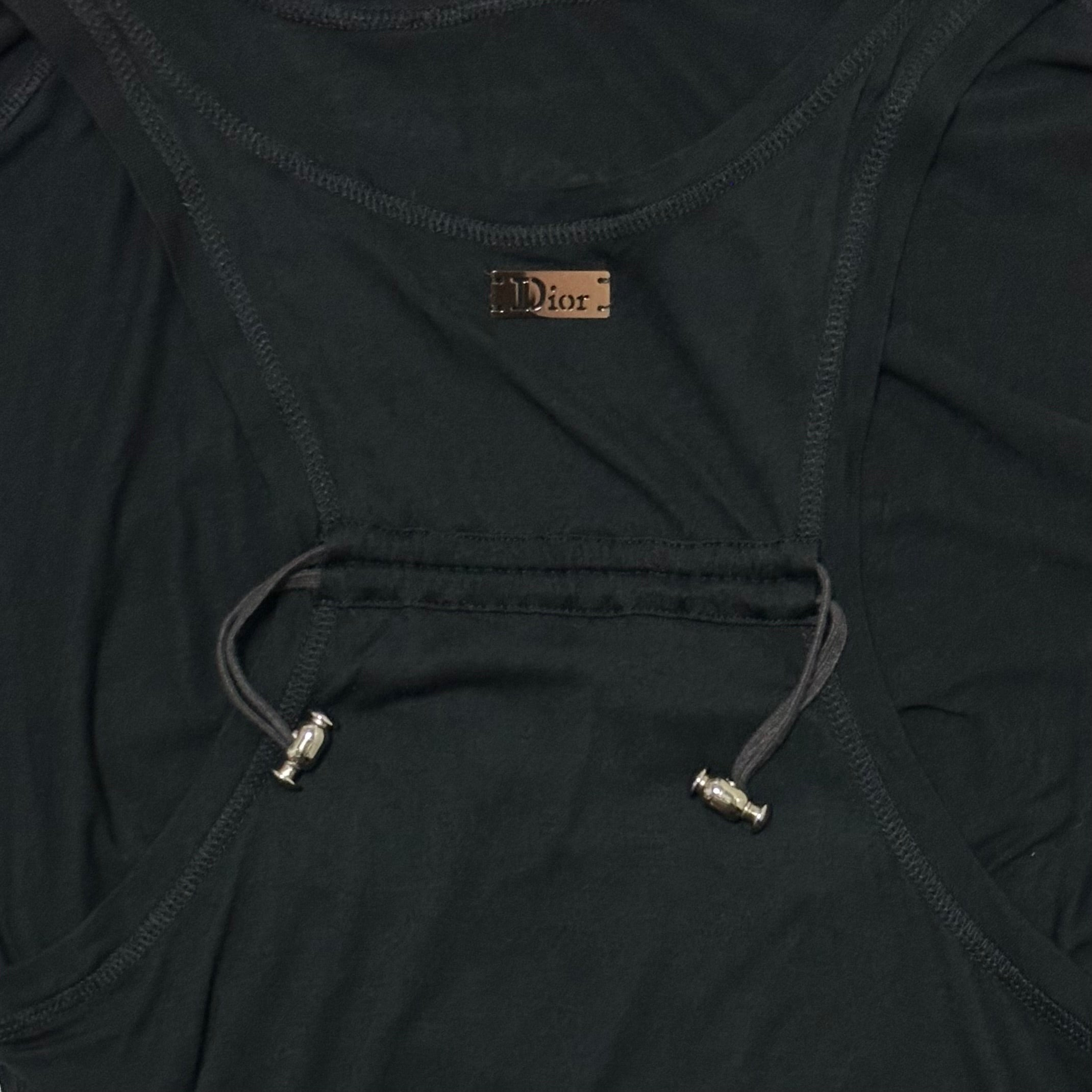 CHRISTIAN DIOR Spring Summer 2004 Raw-Edge Layered Tank Top - 4
