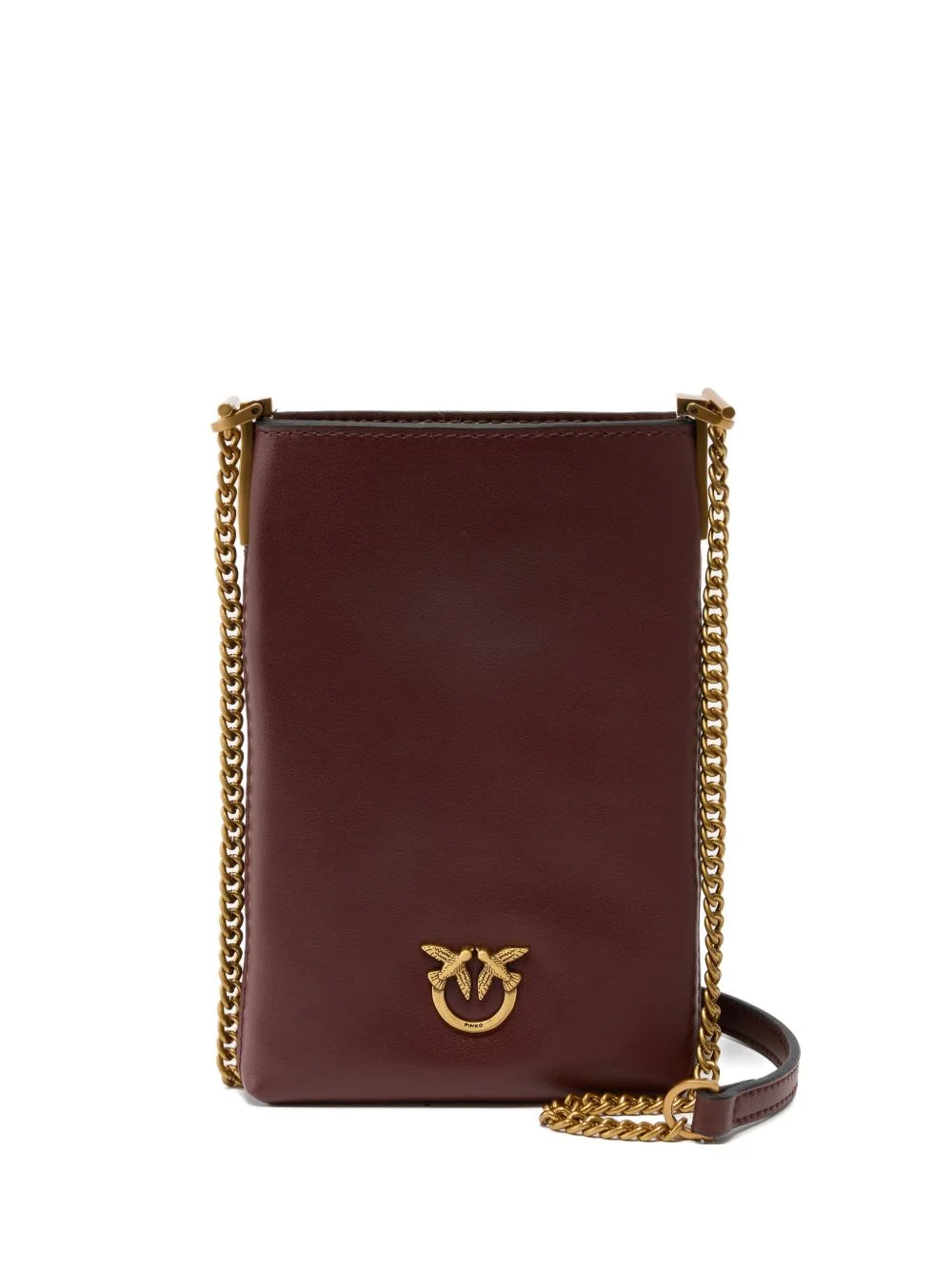 chain-strap Love Birds-plaque mini bag - 1