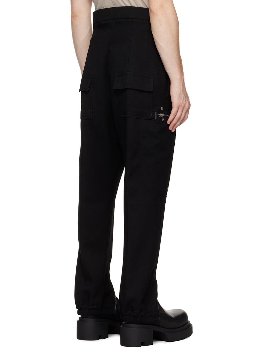 Black Porterville Dirt Bauhaus Cargo Pants - 3