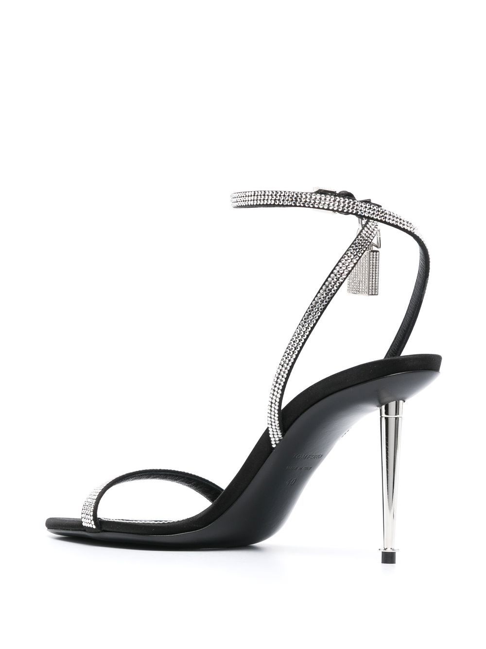 105mm crystal-embellished sandals - 3