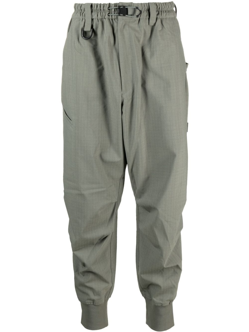 ripstop tapered-leg trousers - 1