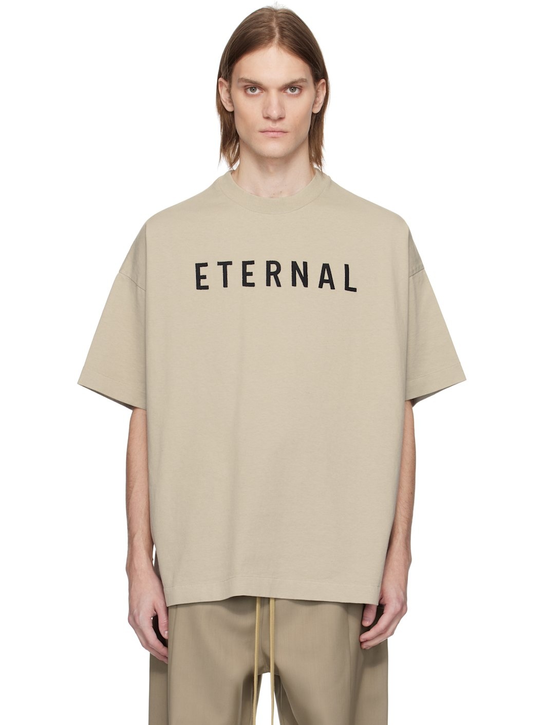 Gray 'Eternal' Jersey T-shirt - 1