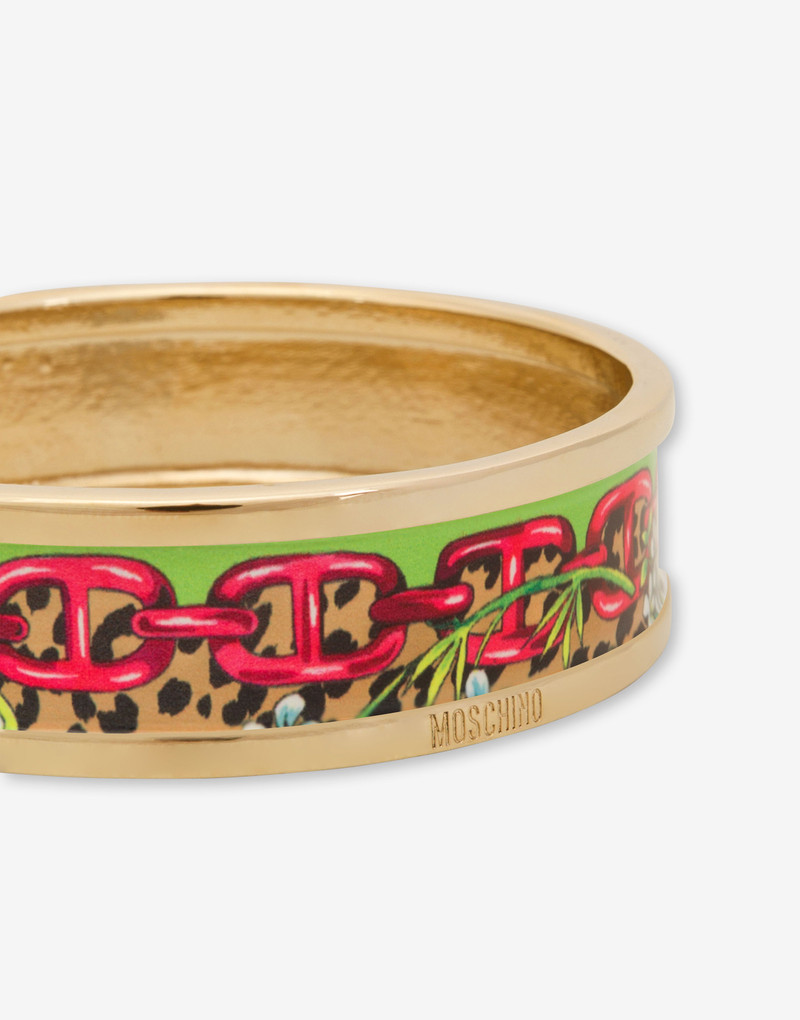 CHAIN SCARF PRINT BRACELET 3