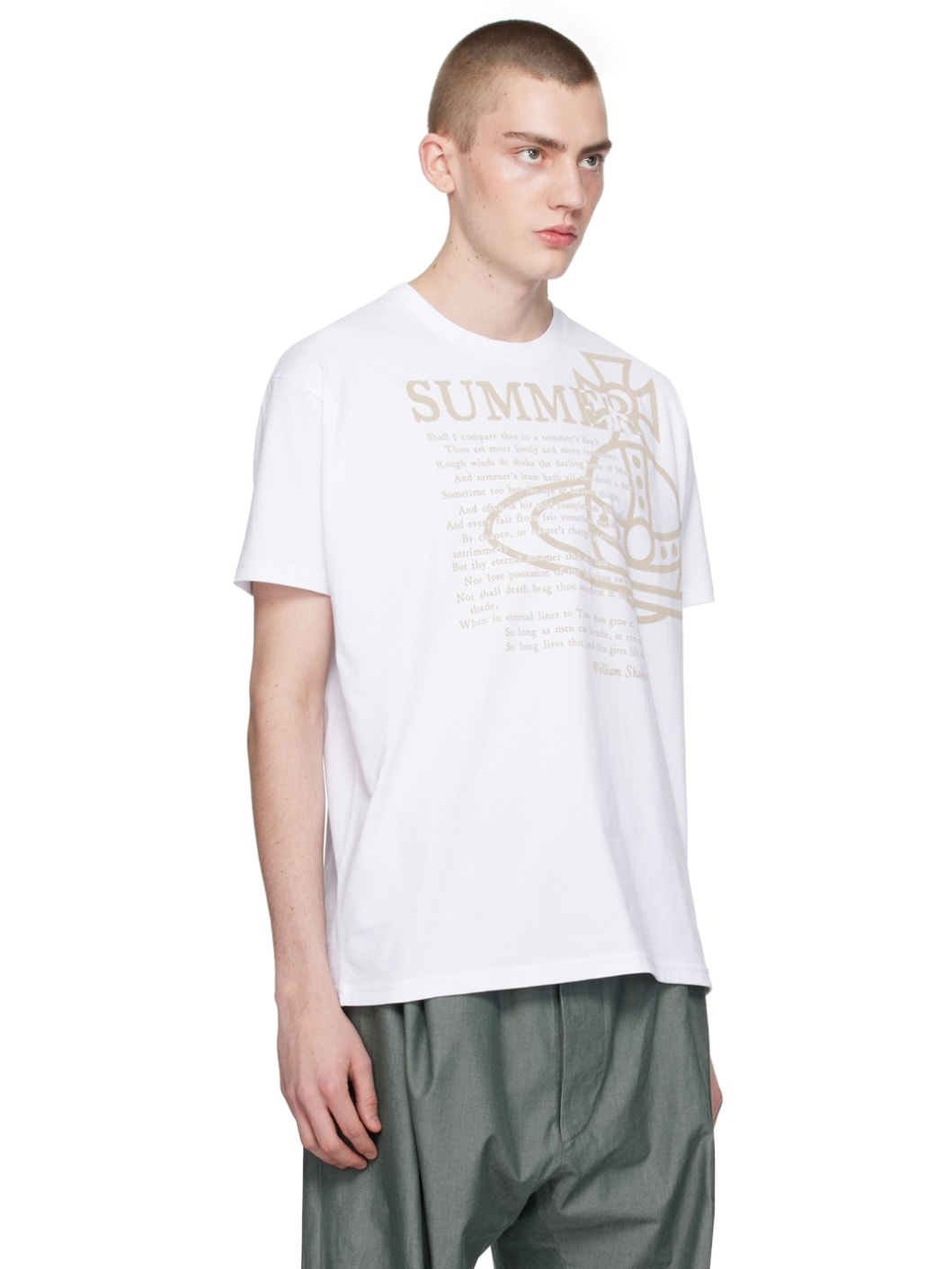 White Summer Classic T-Shirt - 2