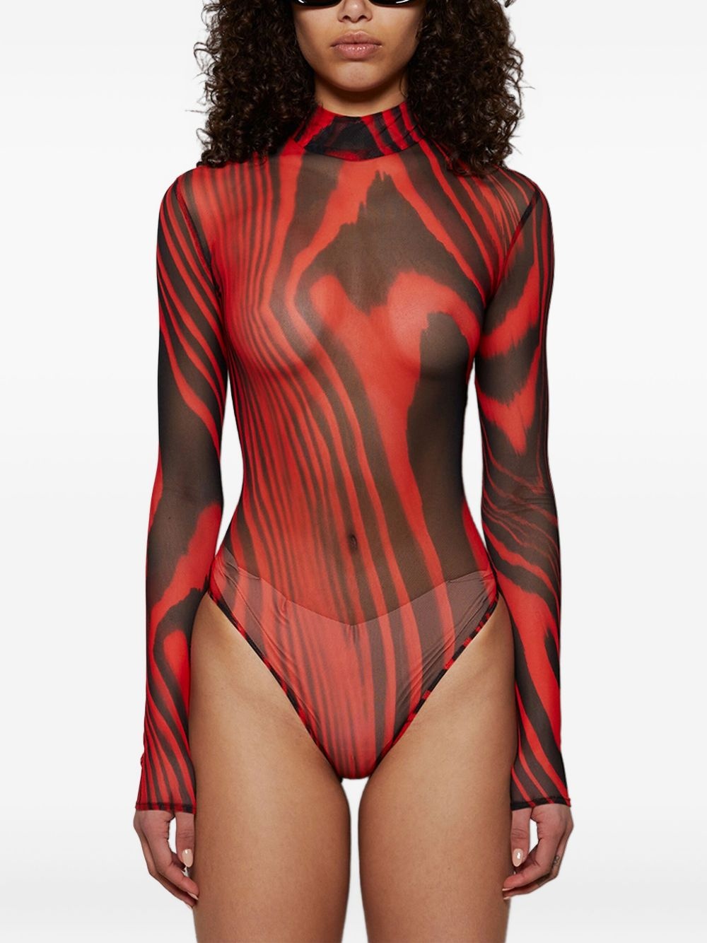 printed bodysuit - 2
