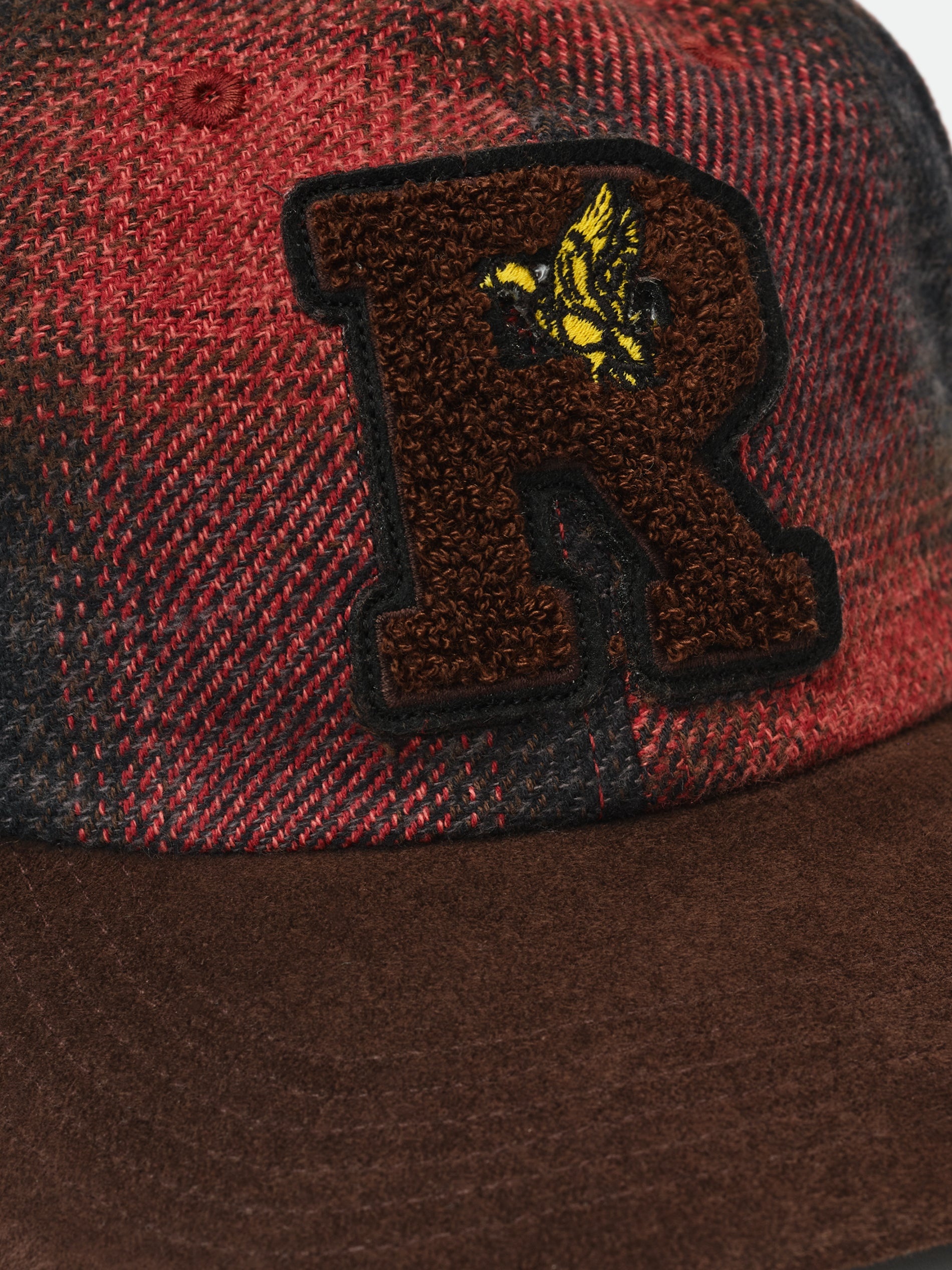 FLANNEL R PATCH 6-PANEL HAT - 9