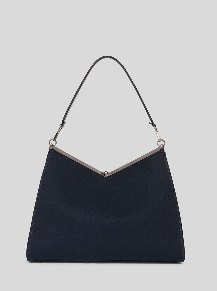 LARGE VELA BAG WITH FLORAL MOTIF - 3