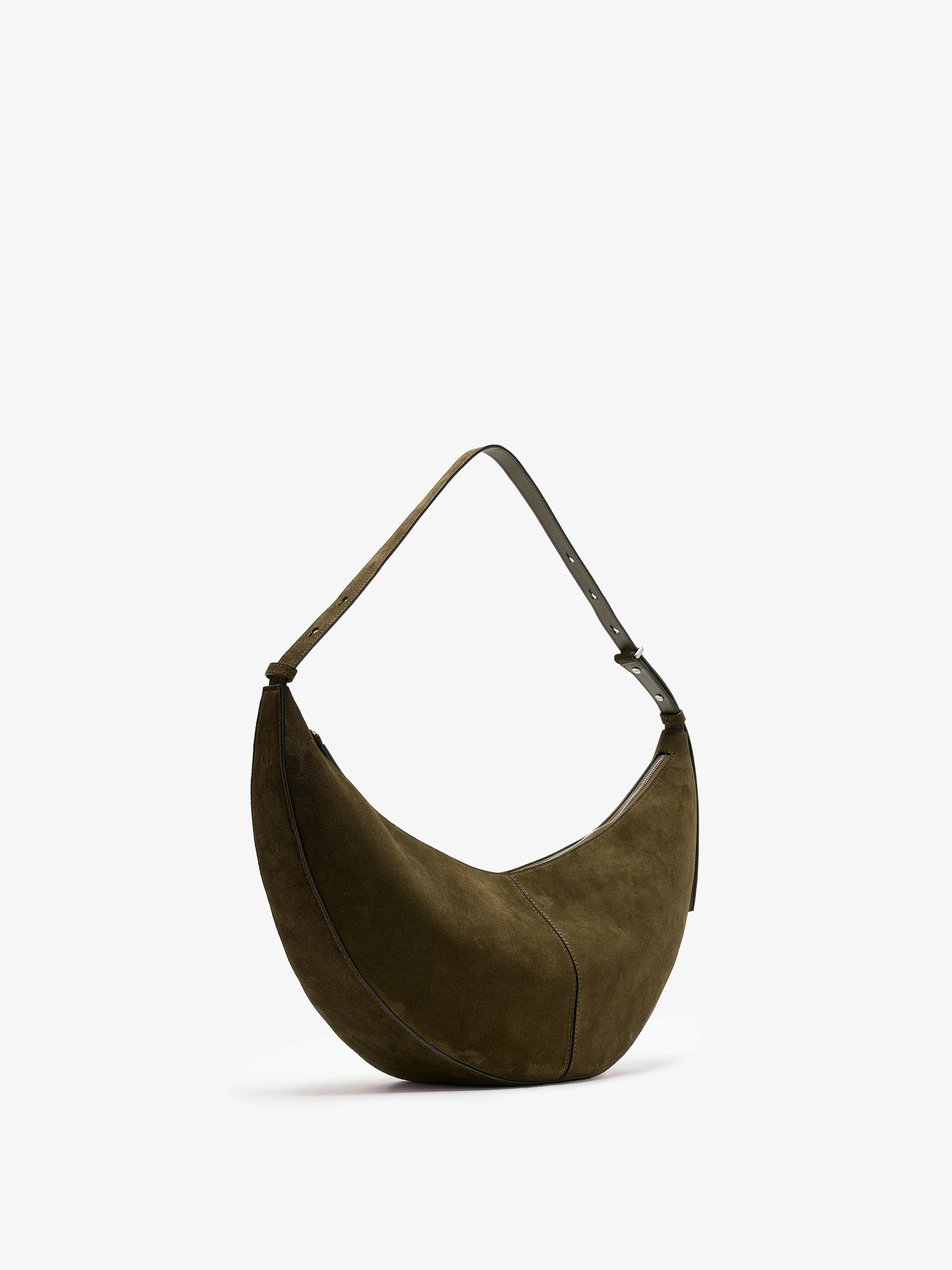 Hobo Slide Bag in Soft Suede - 3