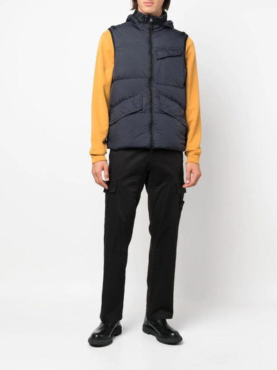 Stone Island padded high-neck gilet outlook