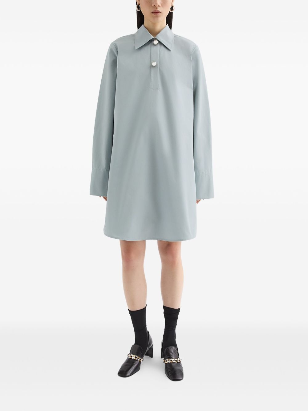 cotton polo dress - 2