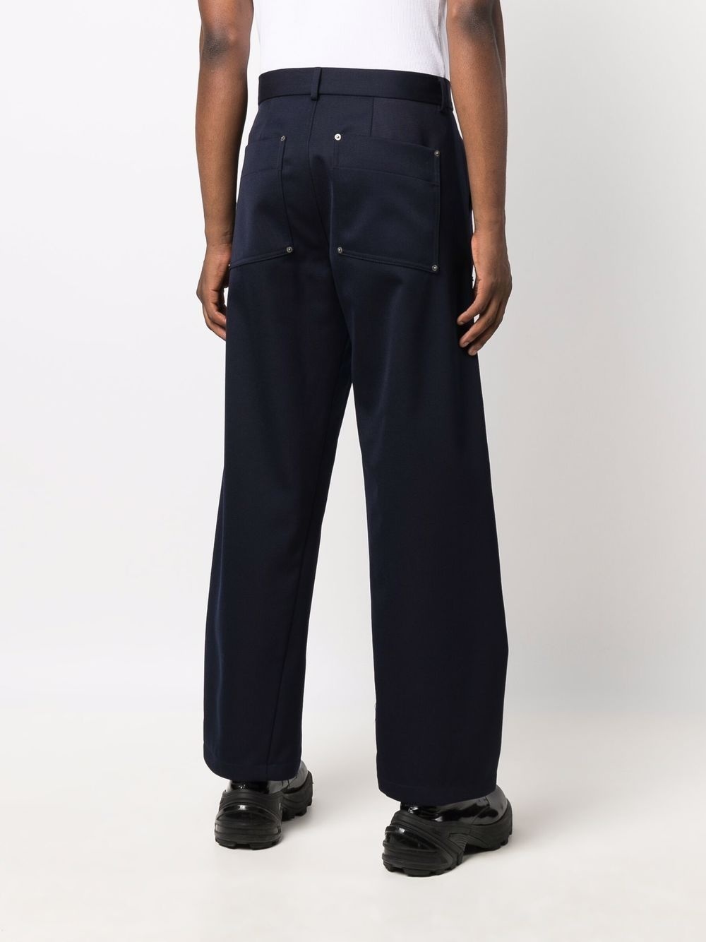 Workmen multiple-pocket straight-leg trousers - 5
