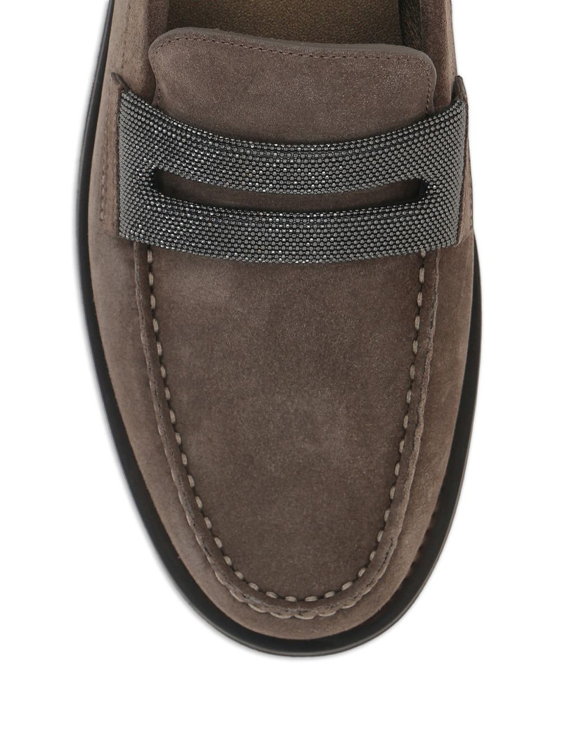suede horsebit loafers 4