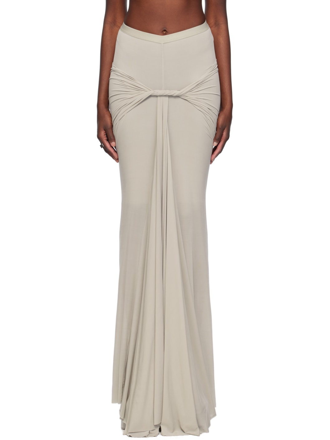 Off-White Twist Maxi Skirt - 1