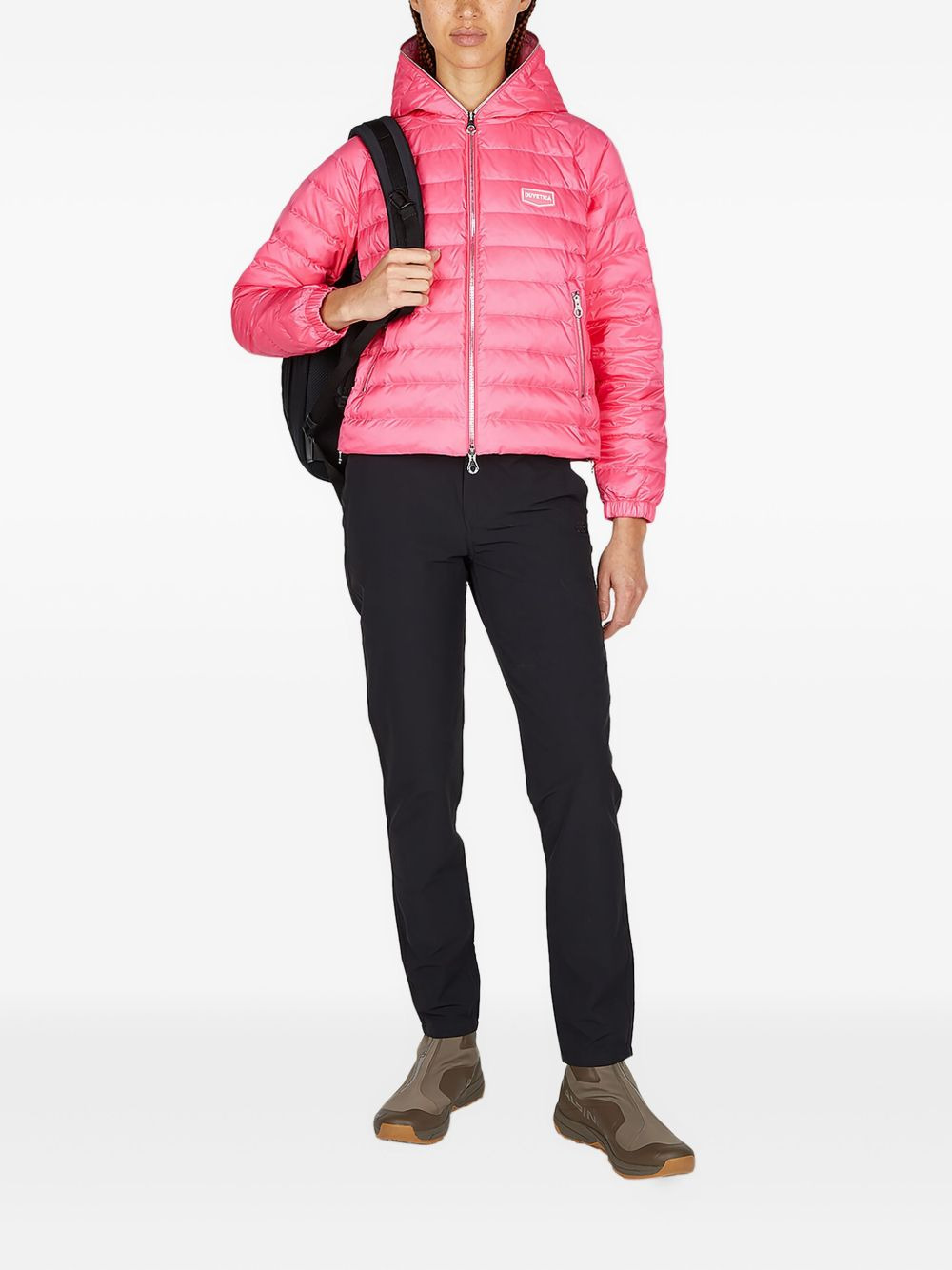 hooded puffer jacket - 2