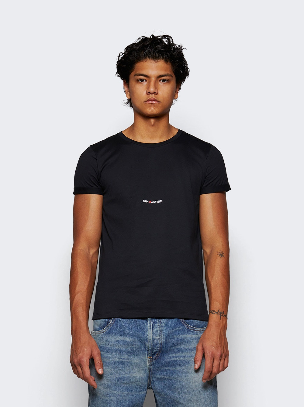 Logo Print Tee Black - 3