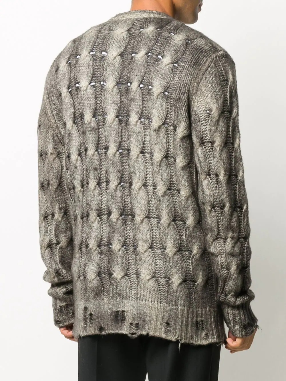 cable-knit jumper - 4