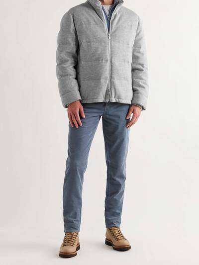 Brunello Cucinelli Oversized Quilted Mélange Cashmere Down Jacket outlook