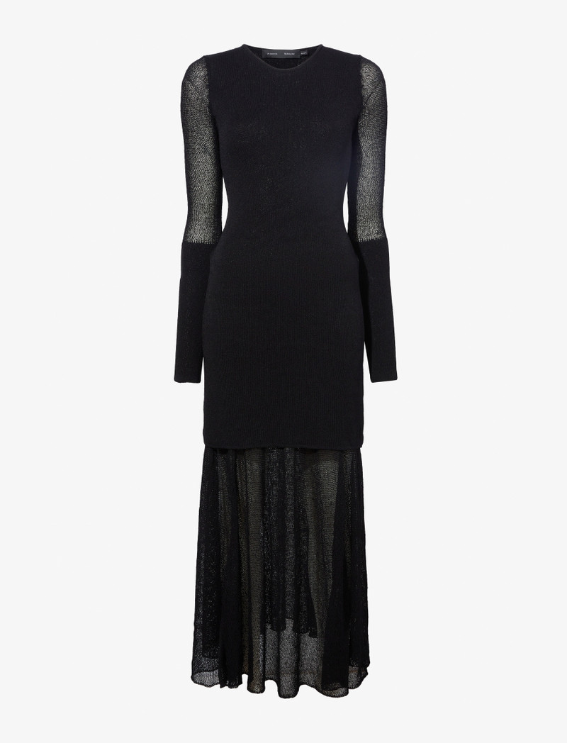 Anita Dress in Knit Sheer Mesh - 1