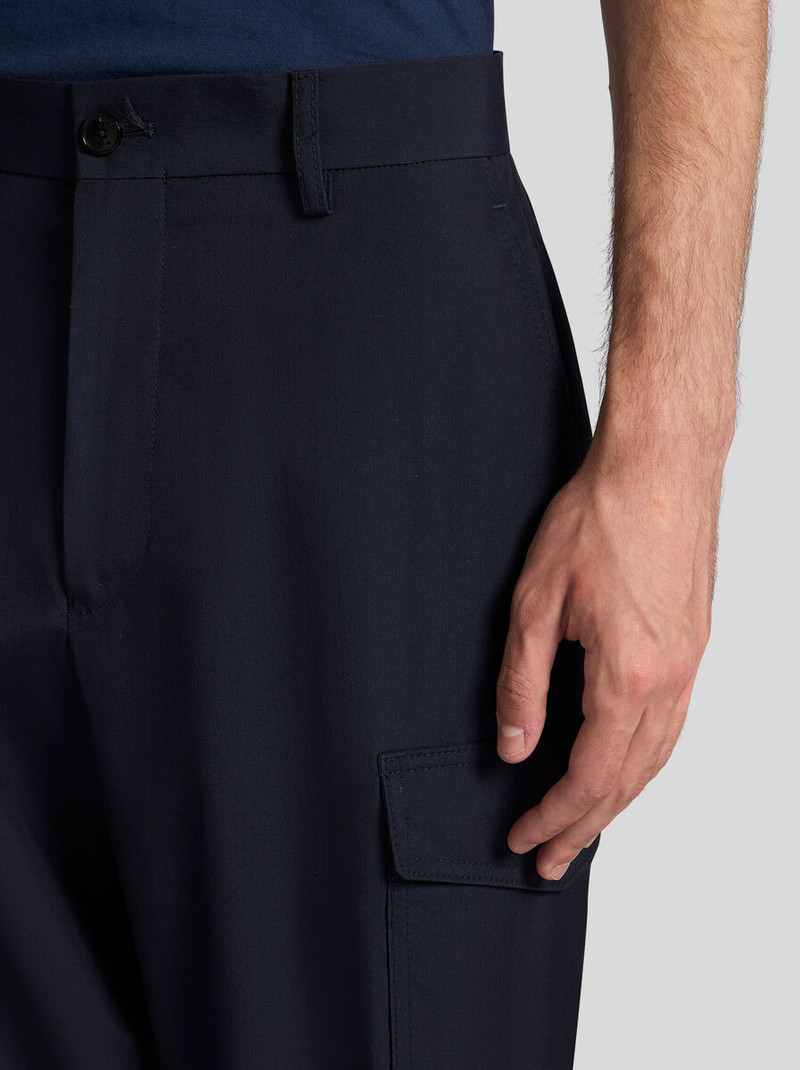 Etro WOOL-BLEND CARGO TROUSERS outlook