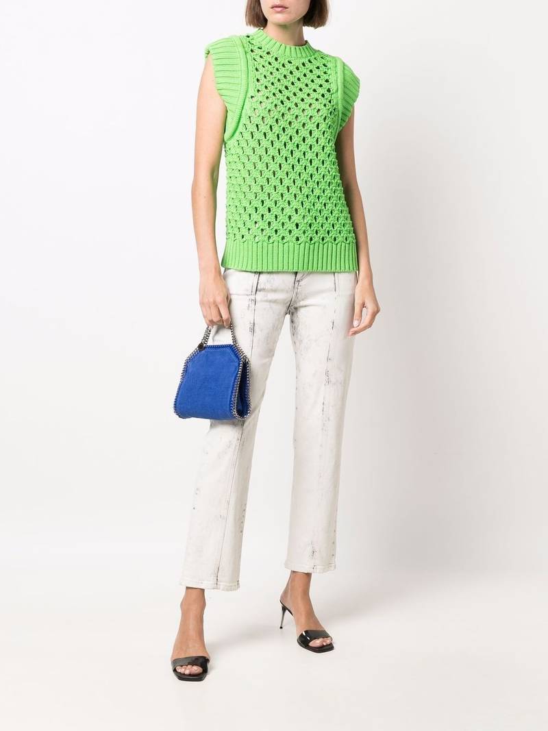 Stella McCartney crochet knit vest outlook
