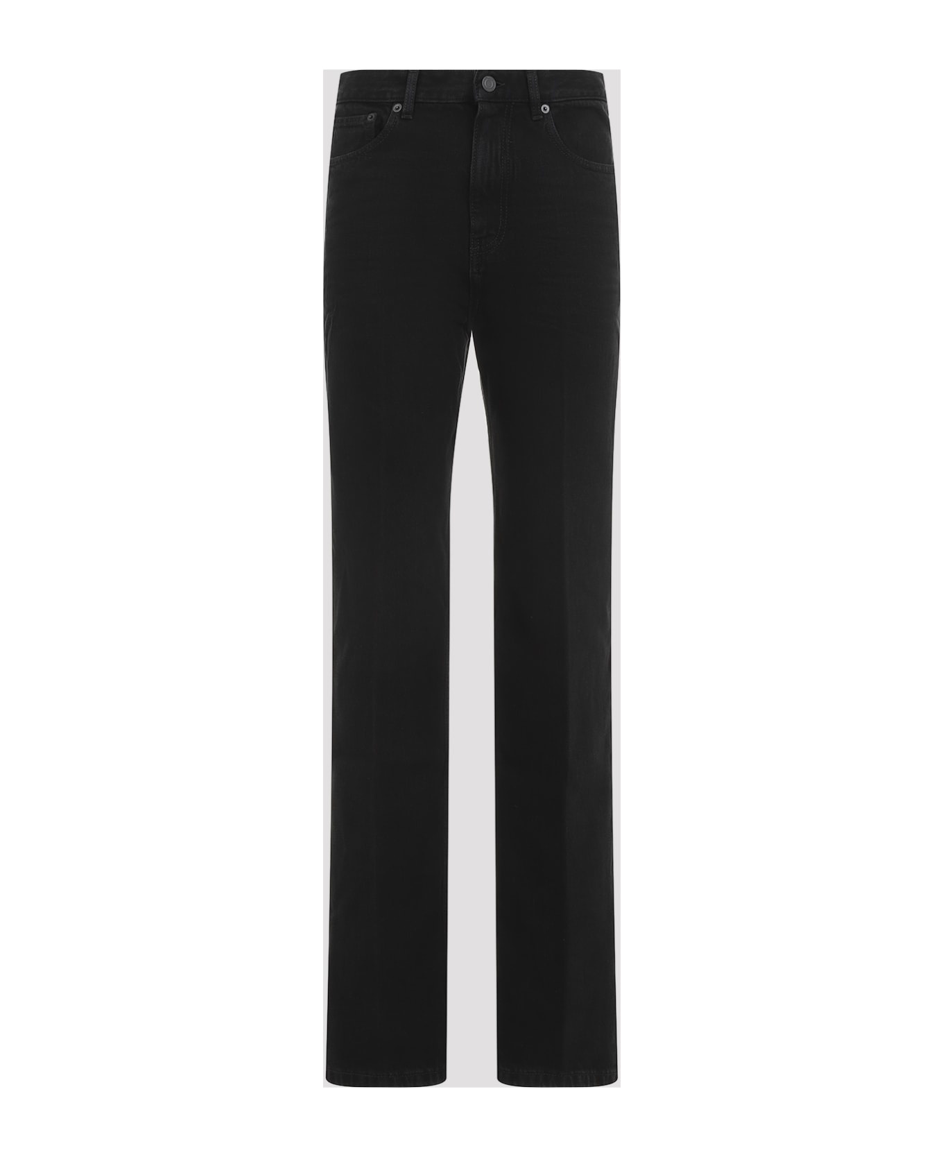 Mid Rise Straight Jeans - 3