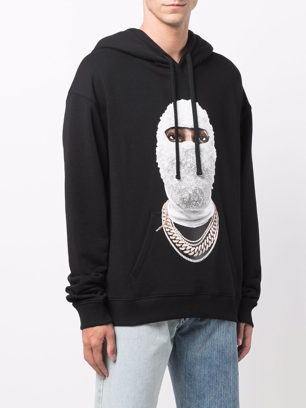 balaclava-print hoodie - 3