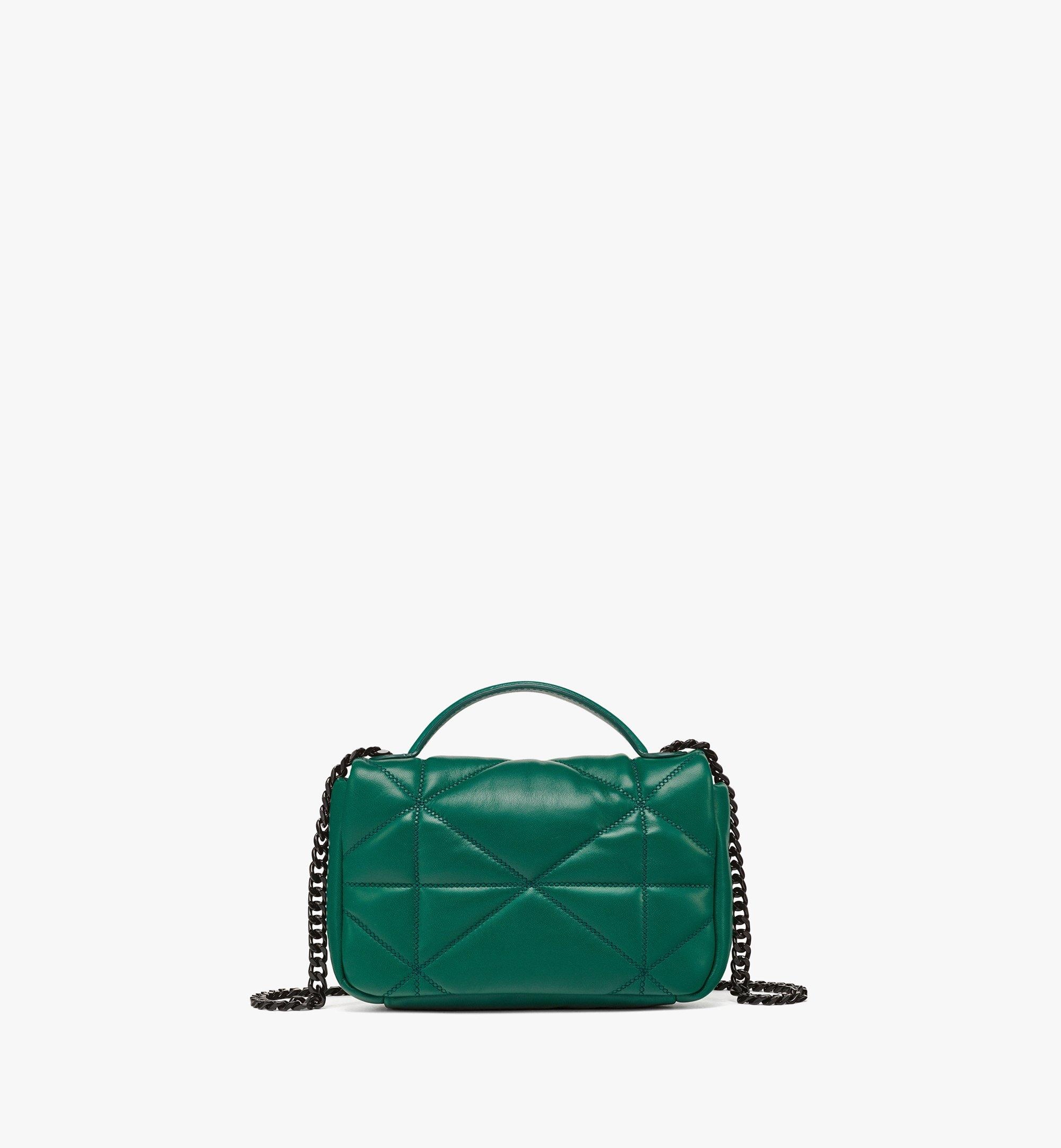 Travia Satchel in Cloud Quilted Leather - 5