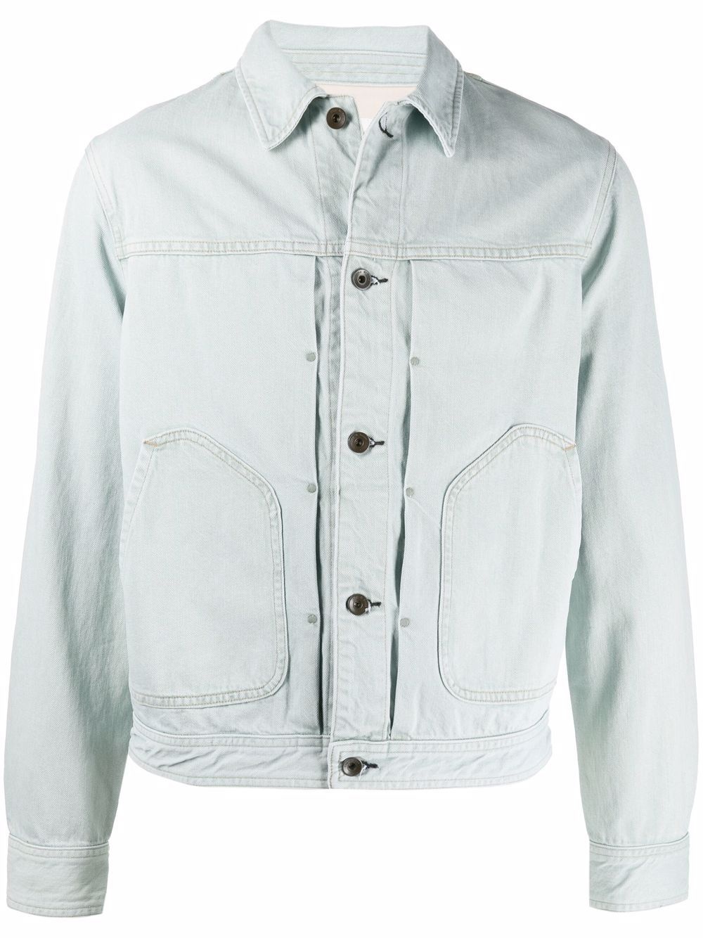 light-wash denim jacket - 1