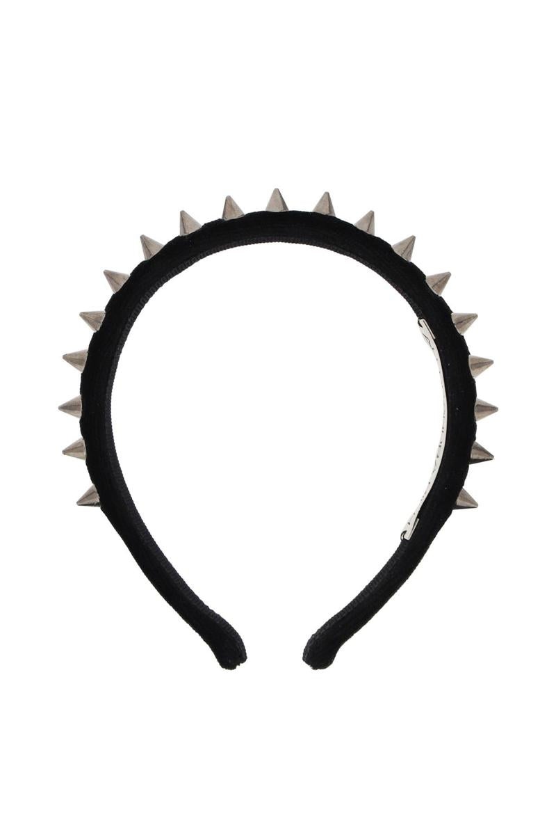 ALESSANDRA RICH VELVET HEADBAND WITH SPIKE - 2