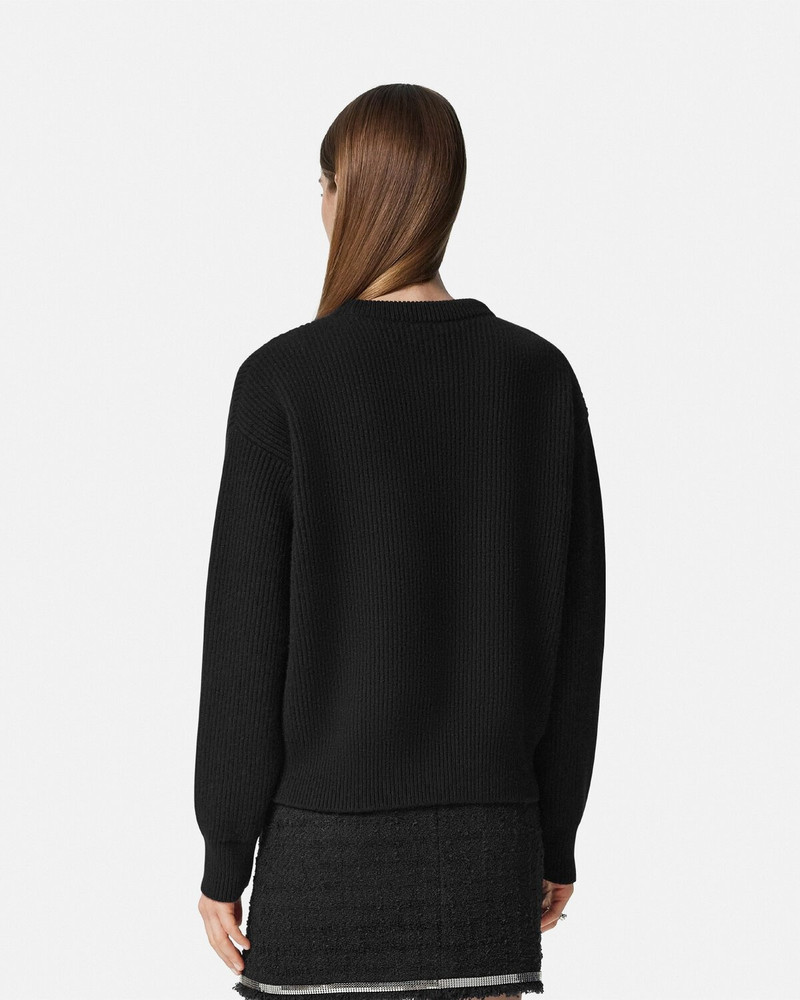 Cielo Stellato 로고 캐시미어 Knit 스웨터 5
