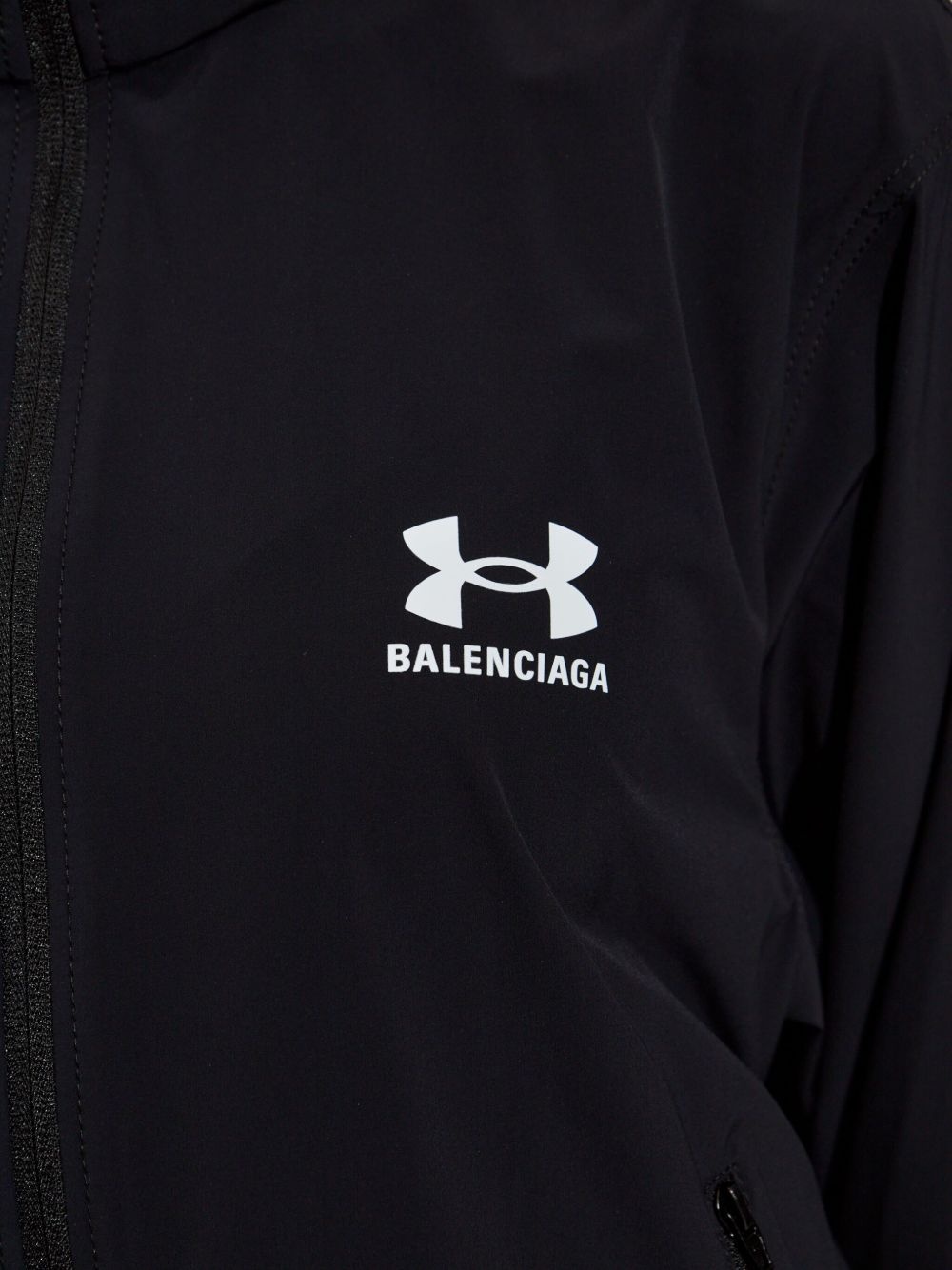logo-print jacket - 5