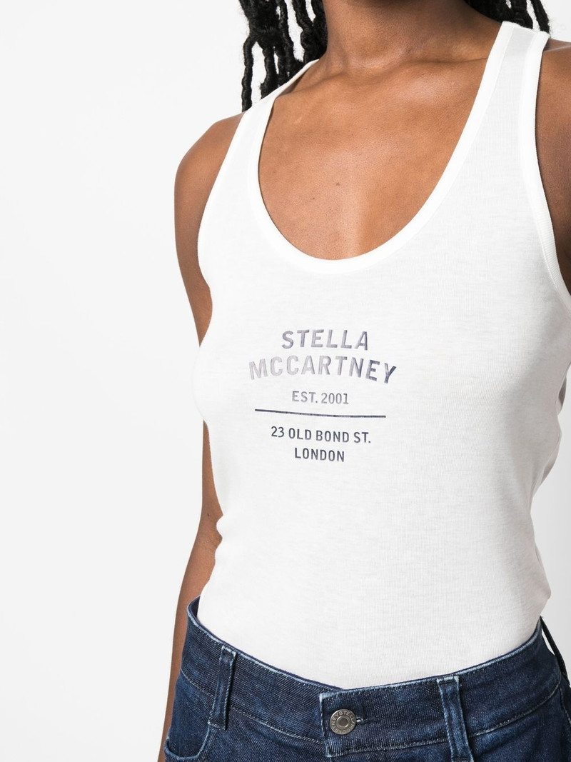 logo-print racerback top 5